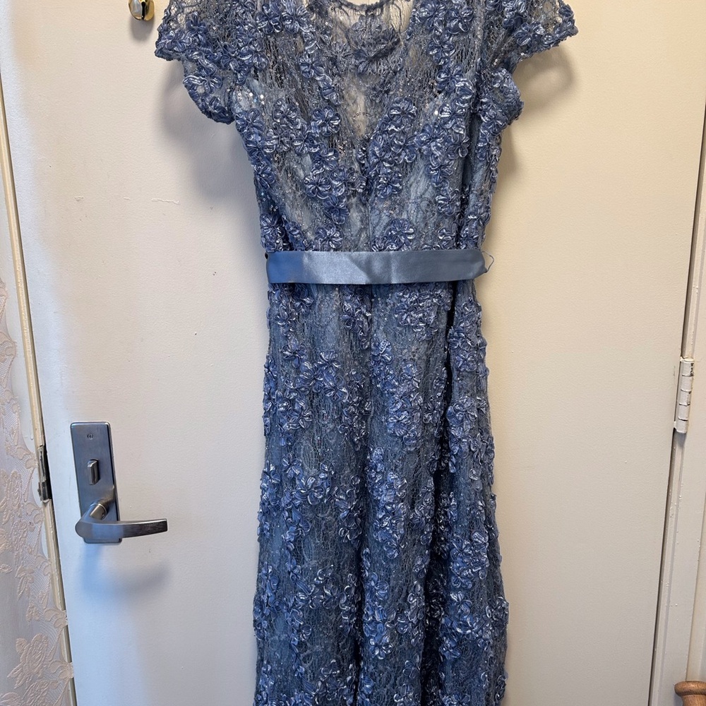 Mother of the Bride Color:Blue Slate 
Size: Women’s 14W
